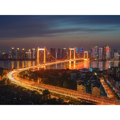 Wuhan Parrot Island Bridge