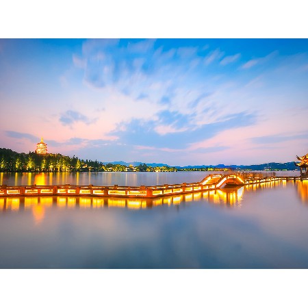 West Lake night view